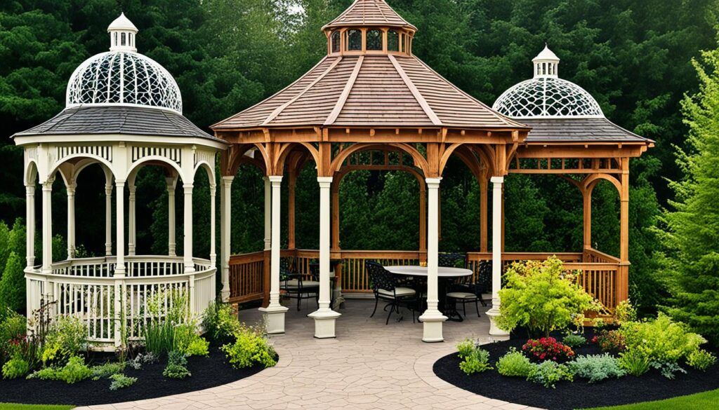 Pergola Pavilion Gazebo Differences