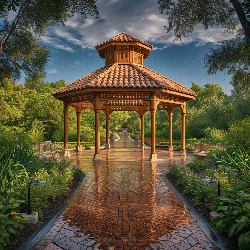 Gazebo And A Pergola